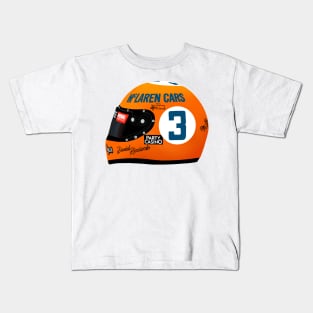 Daniel Ricciardo Monaco Helmet 2021 Kids T-Shirt